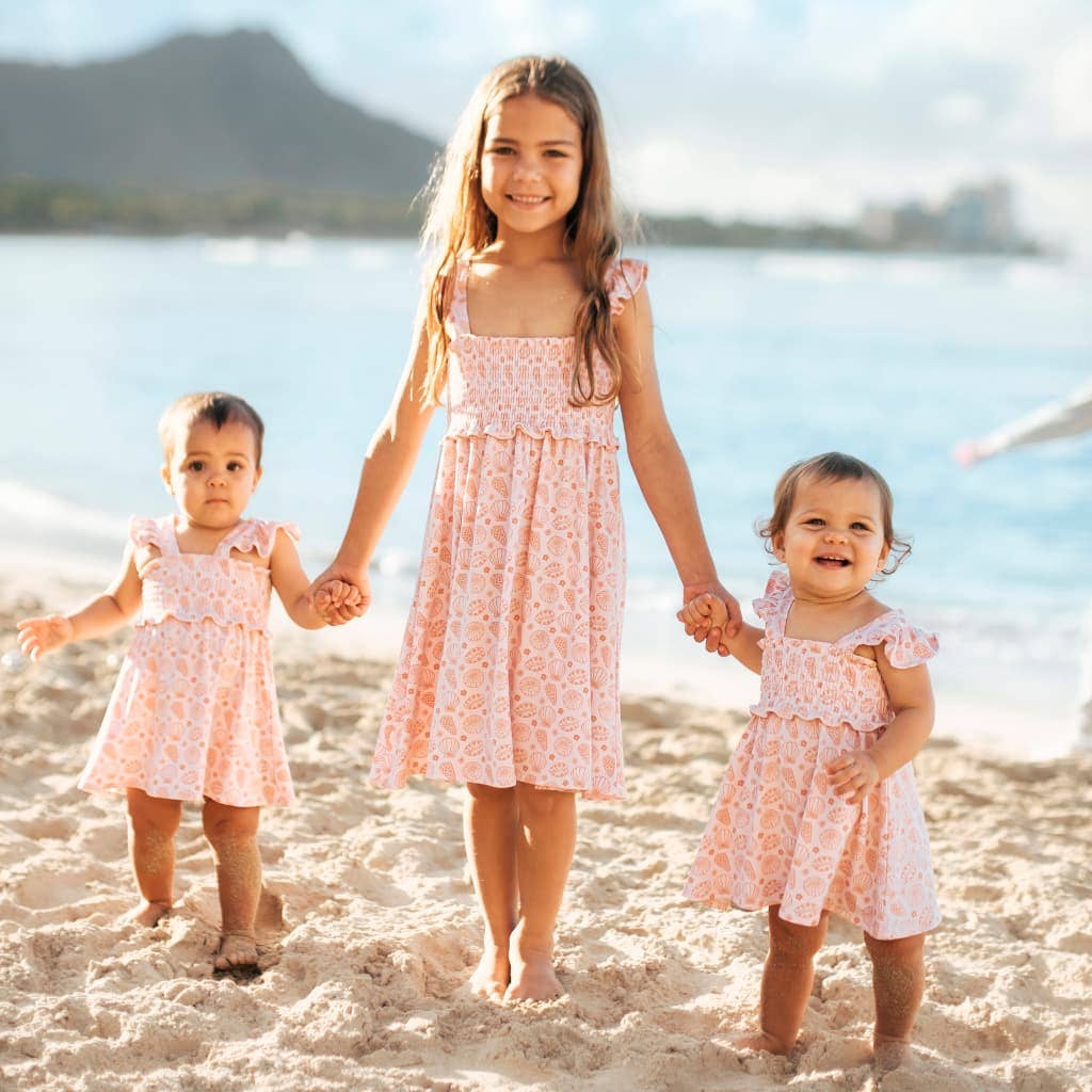 Shell-abrate Bamboo Smocked Dress