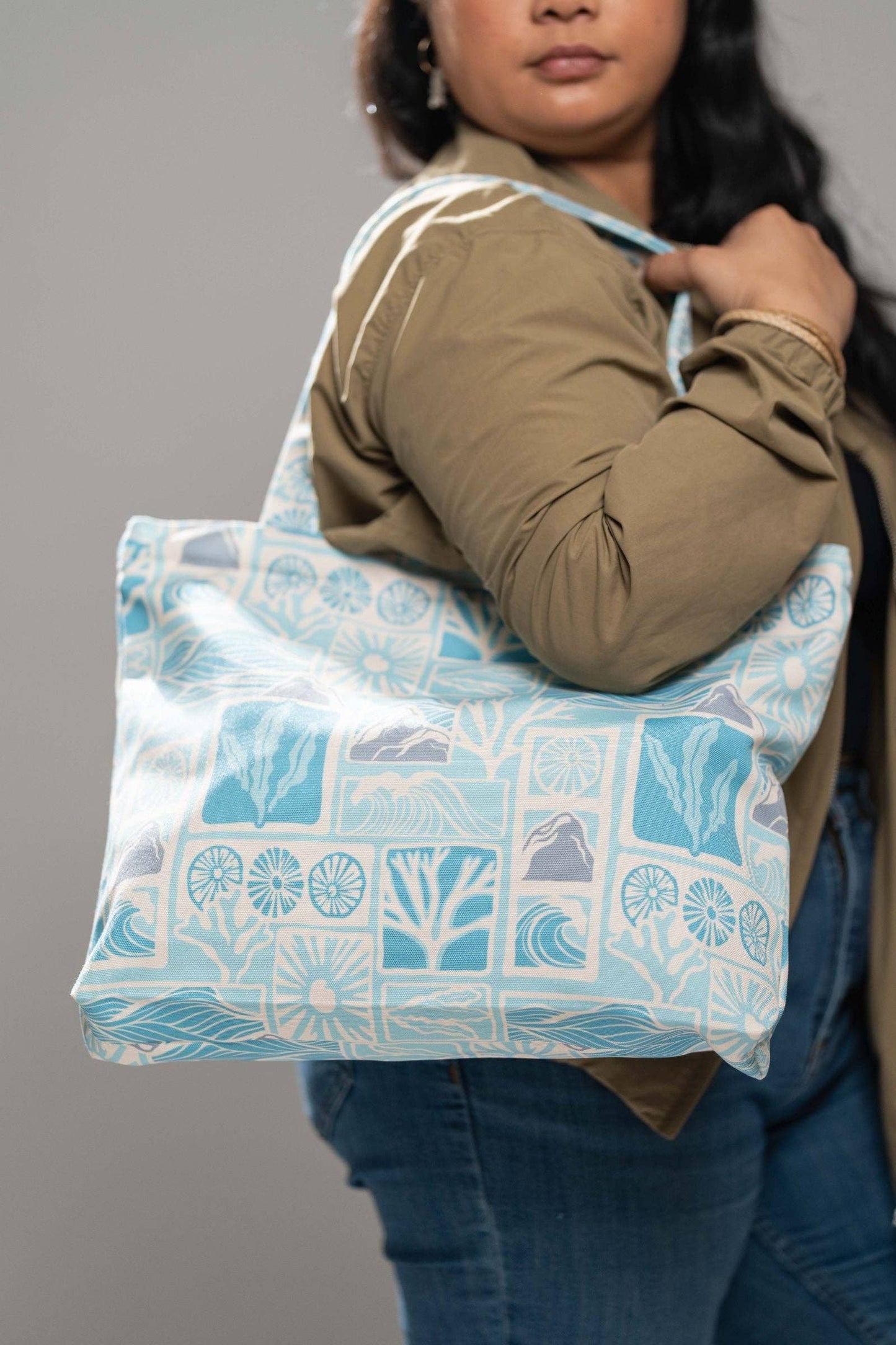 Kapa Kai Canvas Zipper Tote Bag