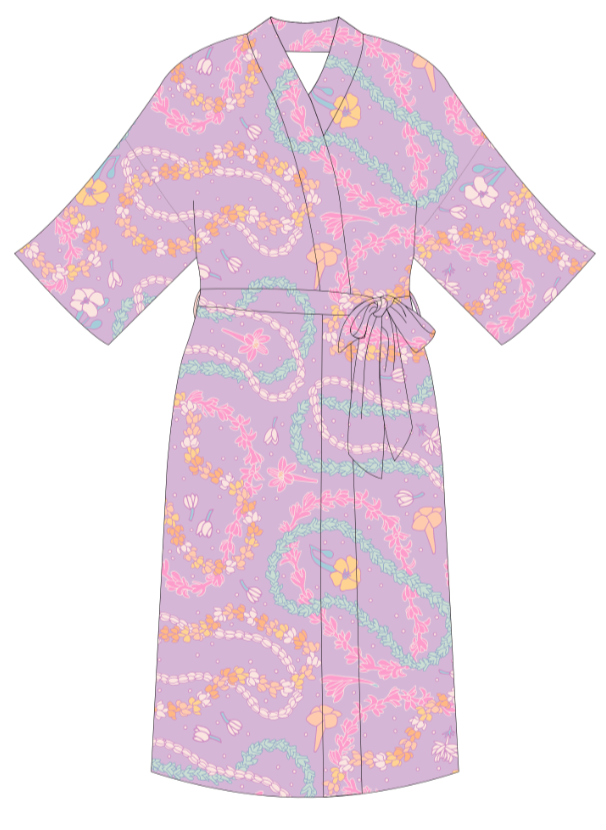 Lei Day Bamboo Mama Robe