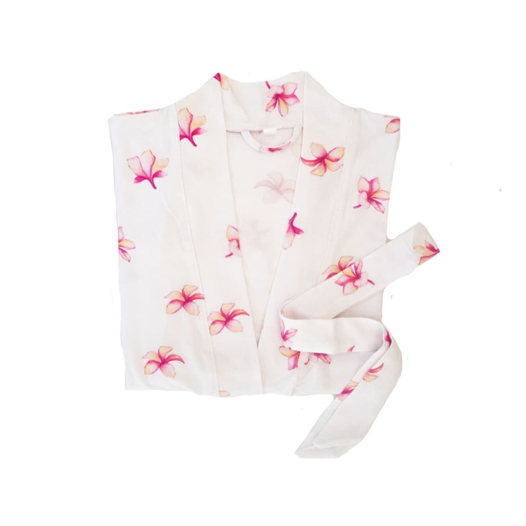 Plumeria Bamboo Mama Robe