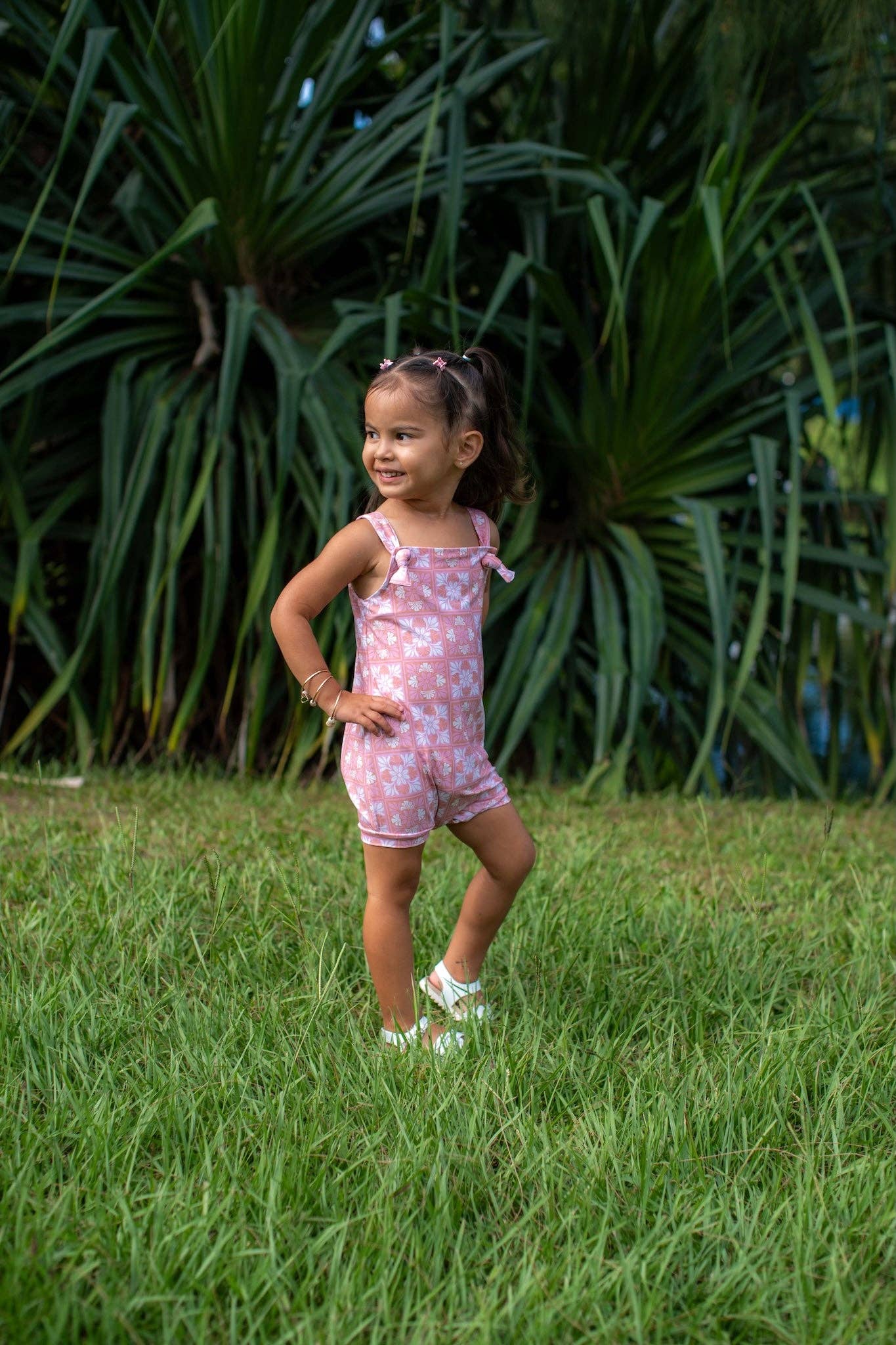 Pink Kalo Scribble Makani Overall