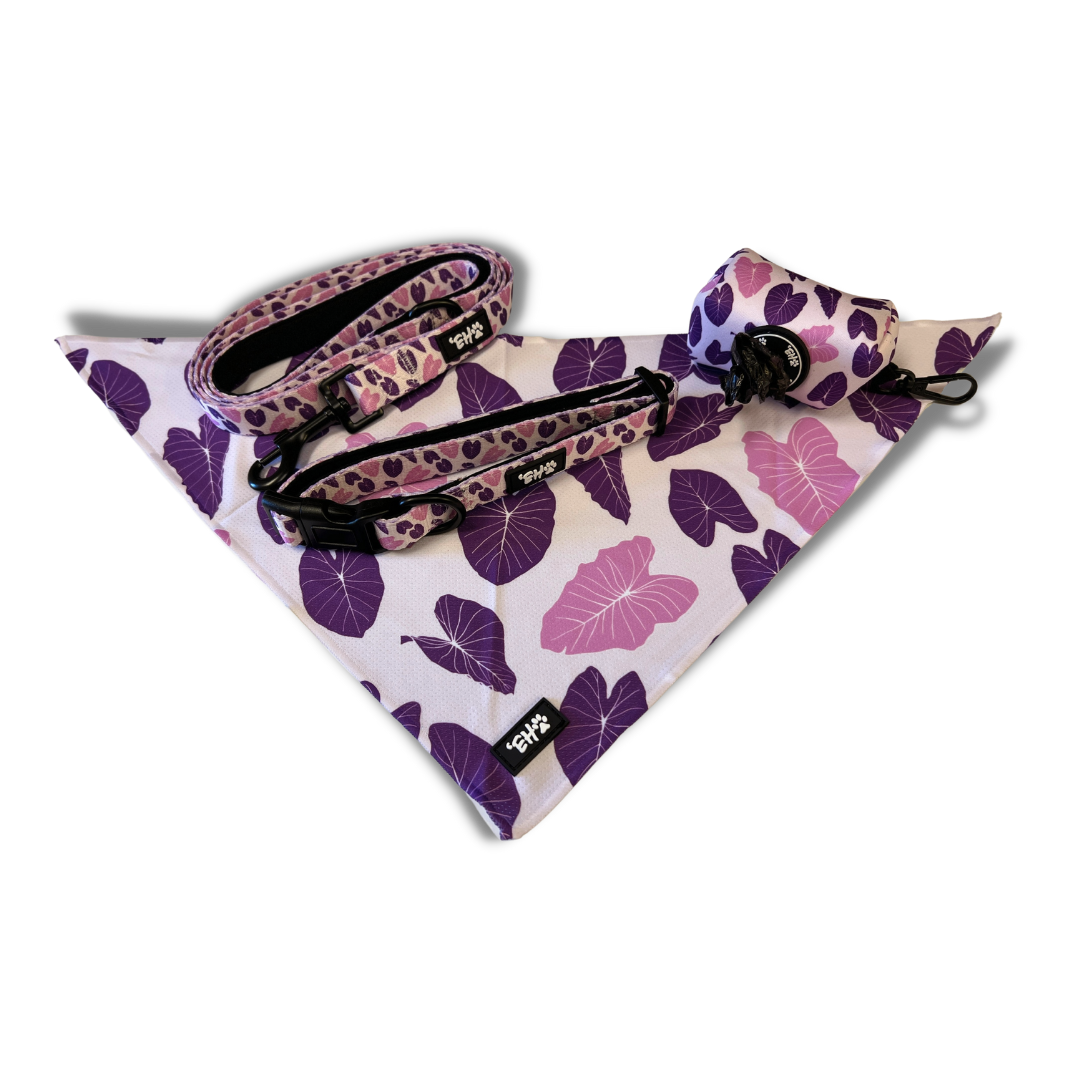 Hawaiian Pet Pink & Purple Kalo Leash