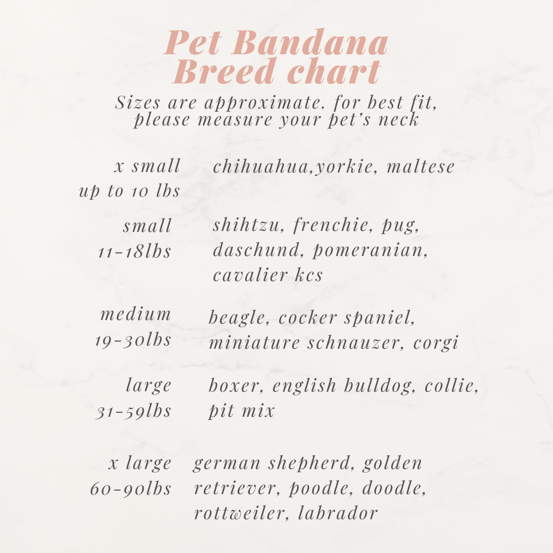GigiWhy Pet Scrunch Bandana- Ku'uipo Necklace
