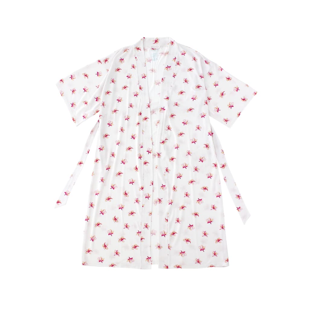 Plumeria Bamboo Mama Robe
