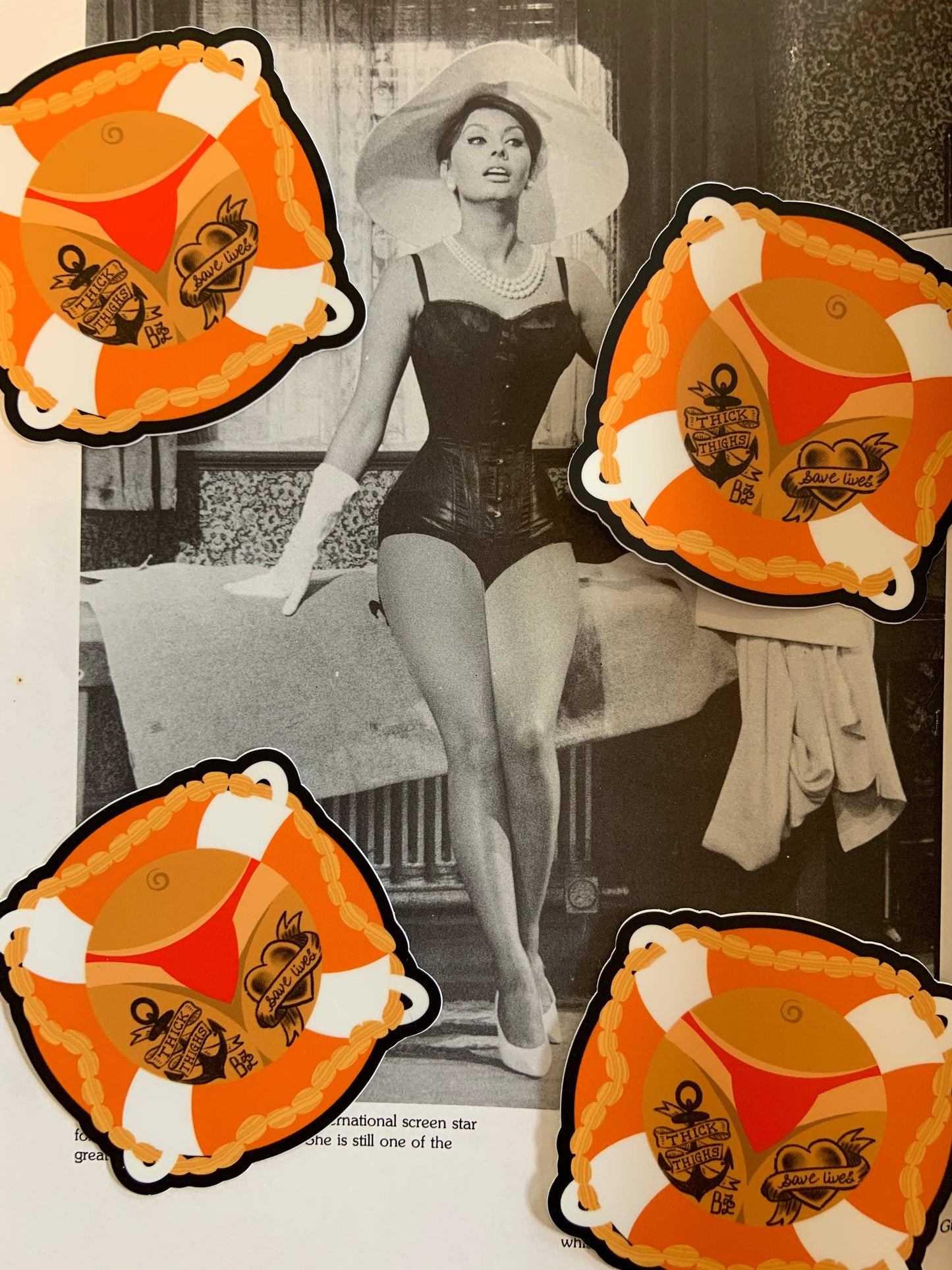 Thick Thighs Save Lives Stickers