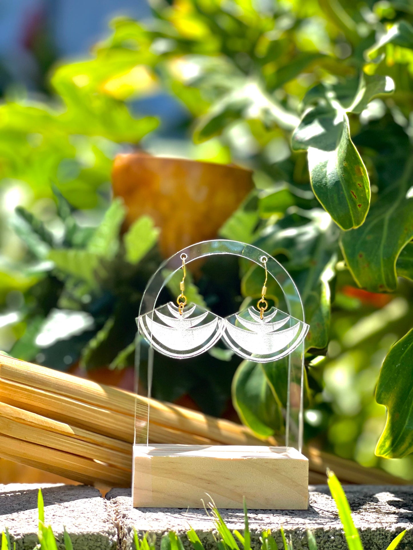 AhuʻUla Earrings Without Tahitian Pearl