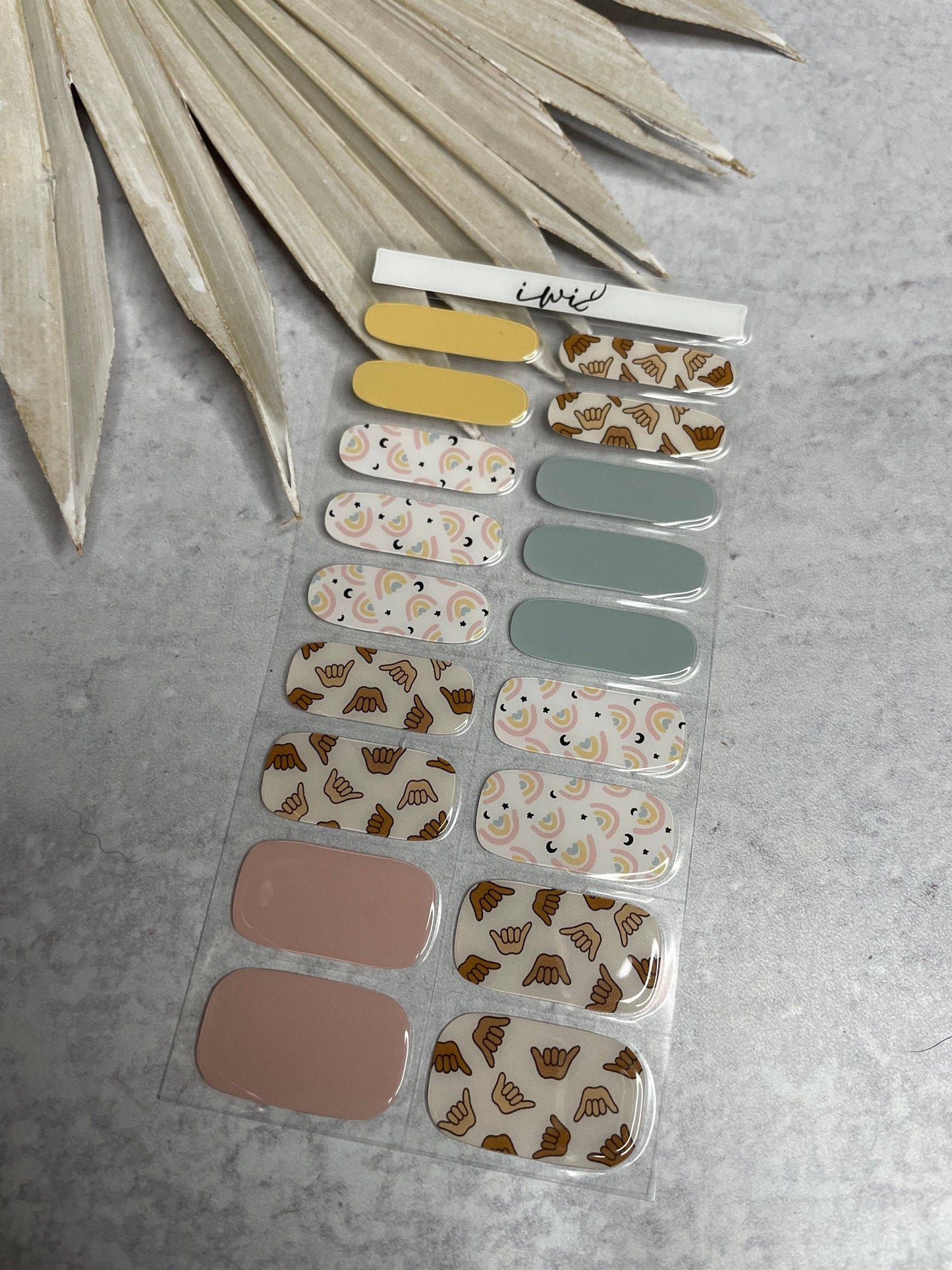 ʻOno & ʻAwa x Iwi Nails: Aloha (keiki/kids)