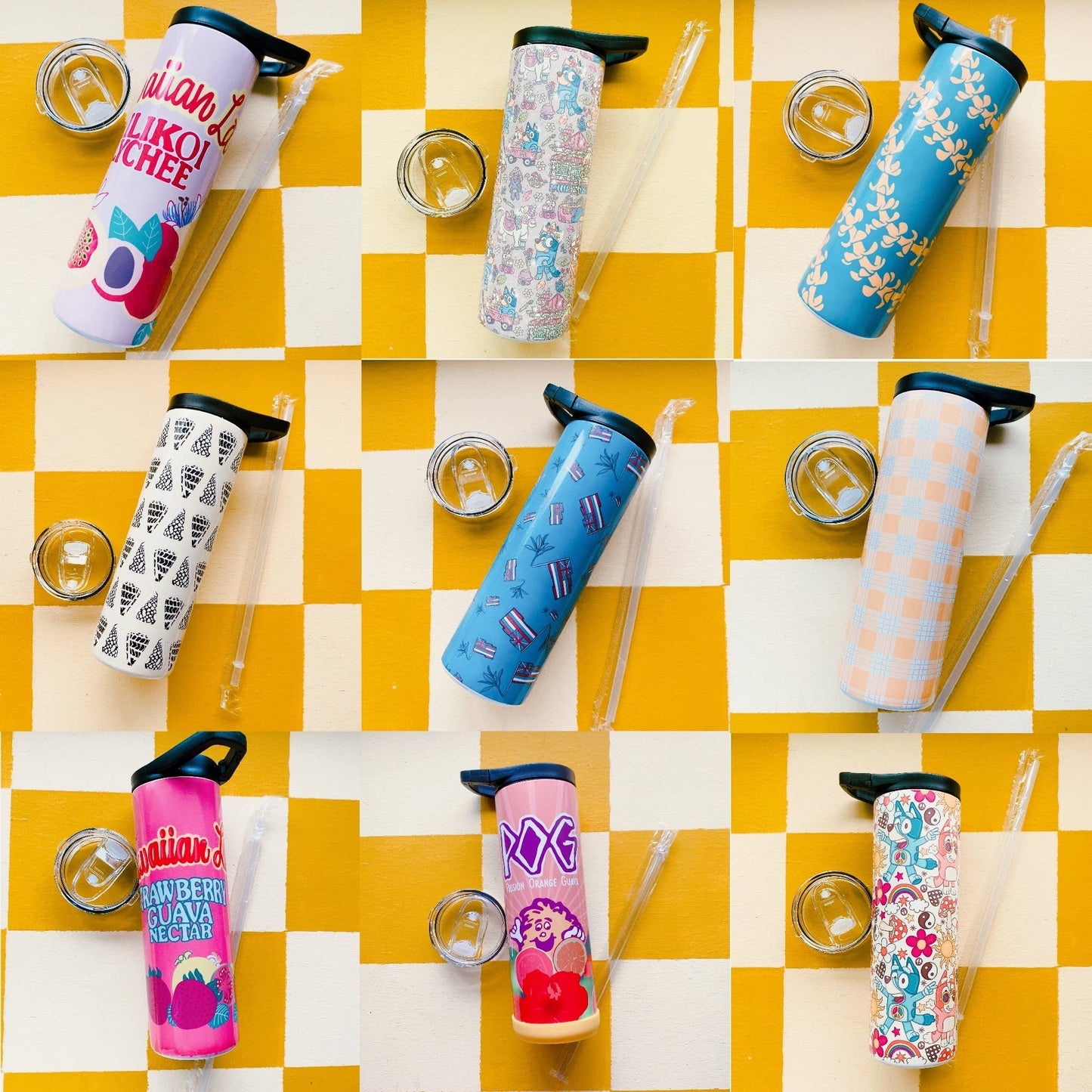 20 oz Dual Lid Tumbler