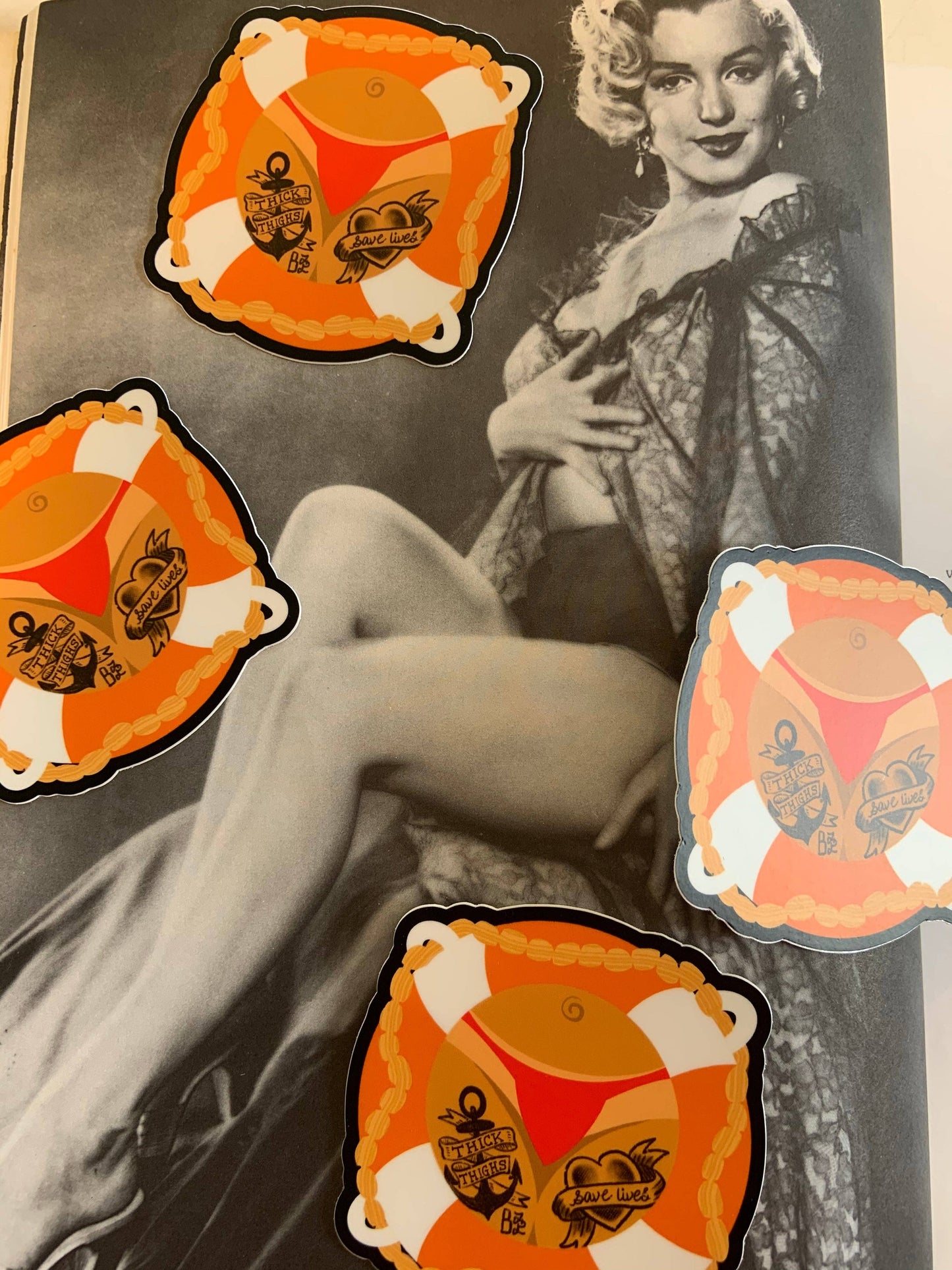 Thick Thighs Save Lives Stickers