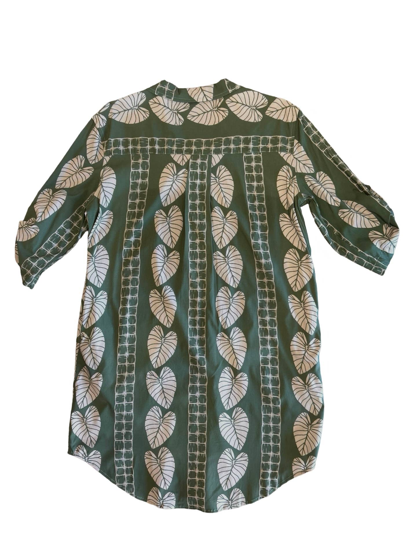 Aloha Shirt Dress ~ Kalo X Ulana Olive