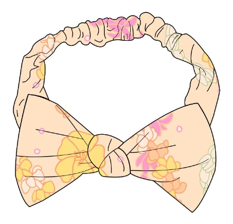 Lei Day in Sand Bamboo Bow Headband