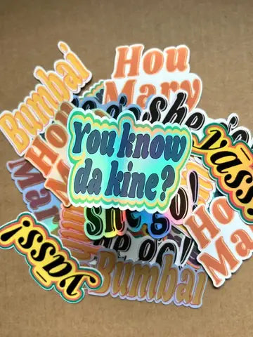 Holographic Pidgin Stickers