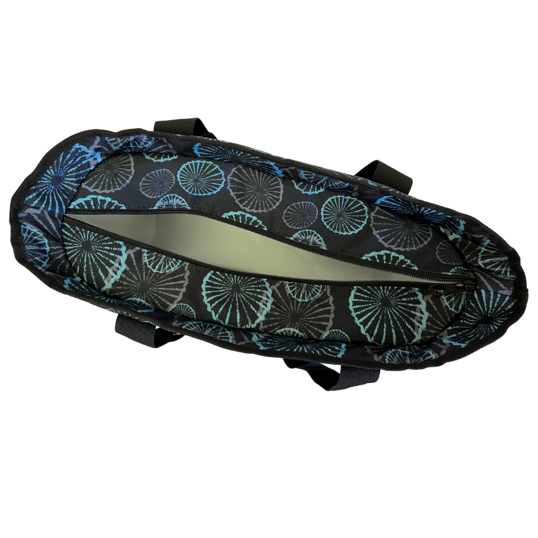 Hawaiian Black Opihi Shopping Cooler Tote Bag