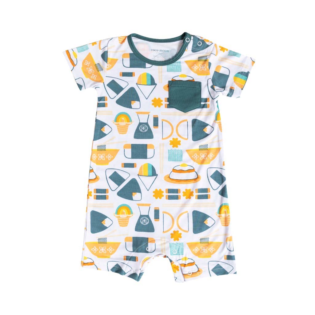 808 Grindz Shortie Bamboo Romper
