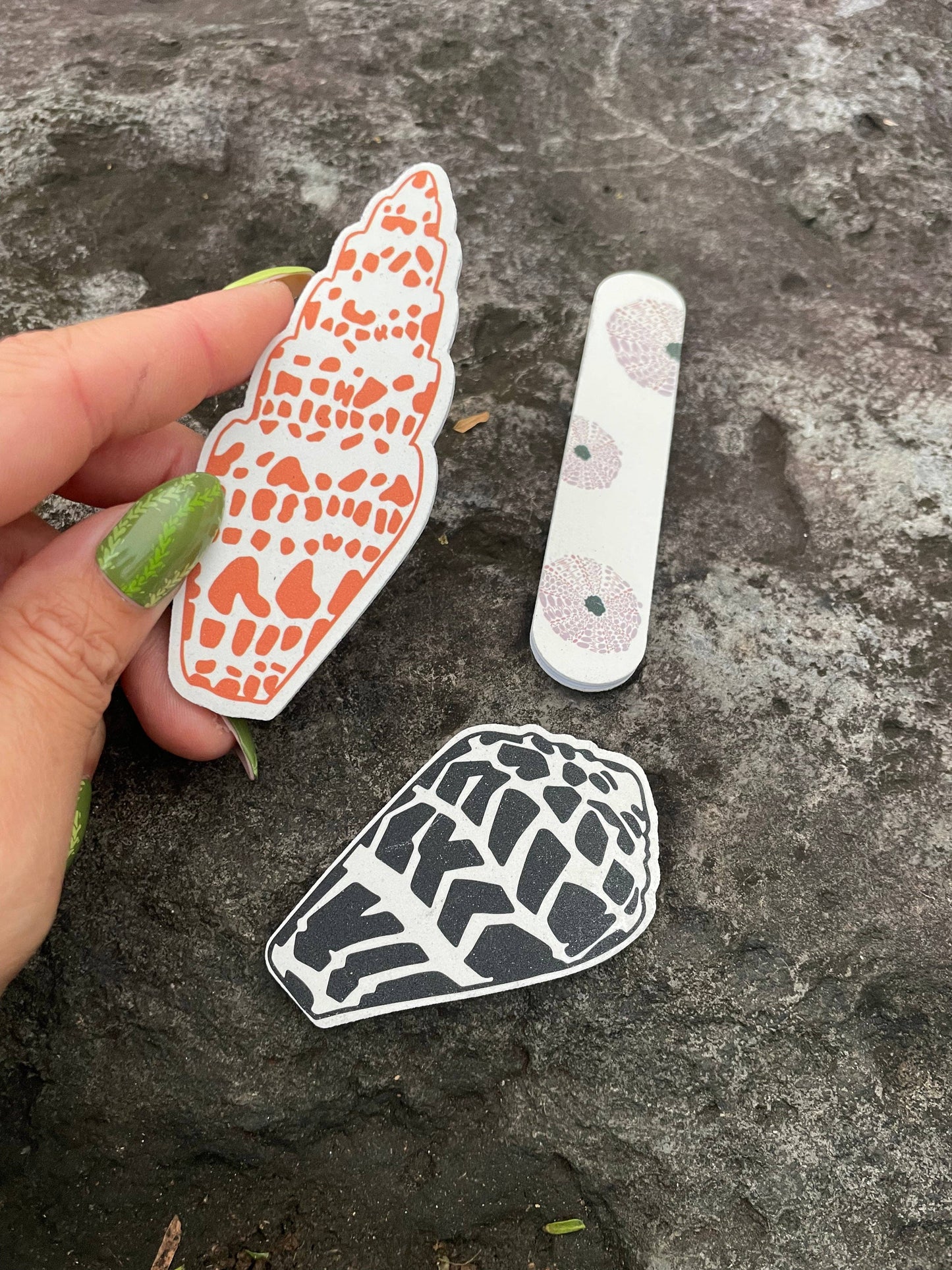 Waiʻehu Mikiao - Nail file set: Pūpū Hinuhinu