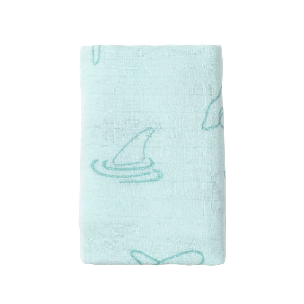 Fin-tastic Muslin Swaddle Blanket