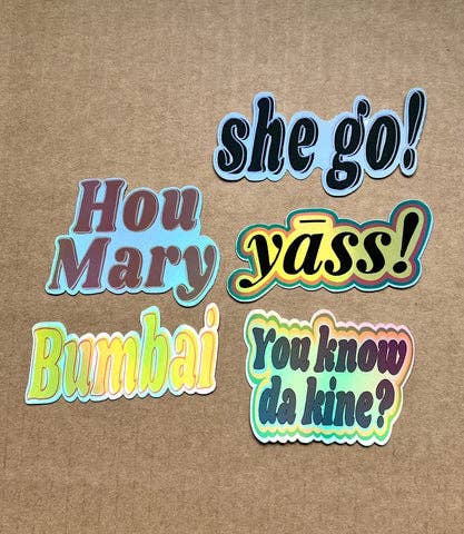 Holographic Pidgin Stickers