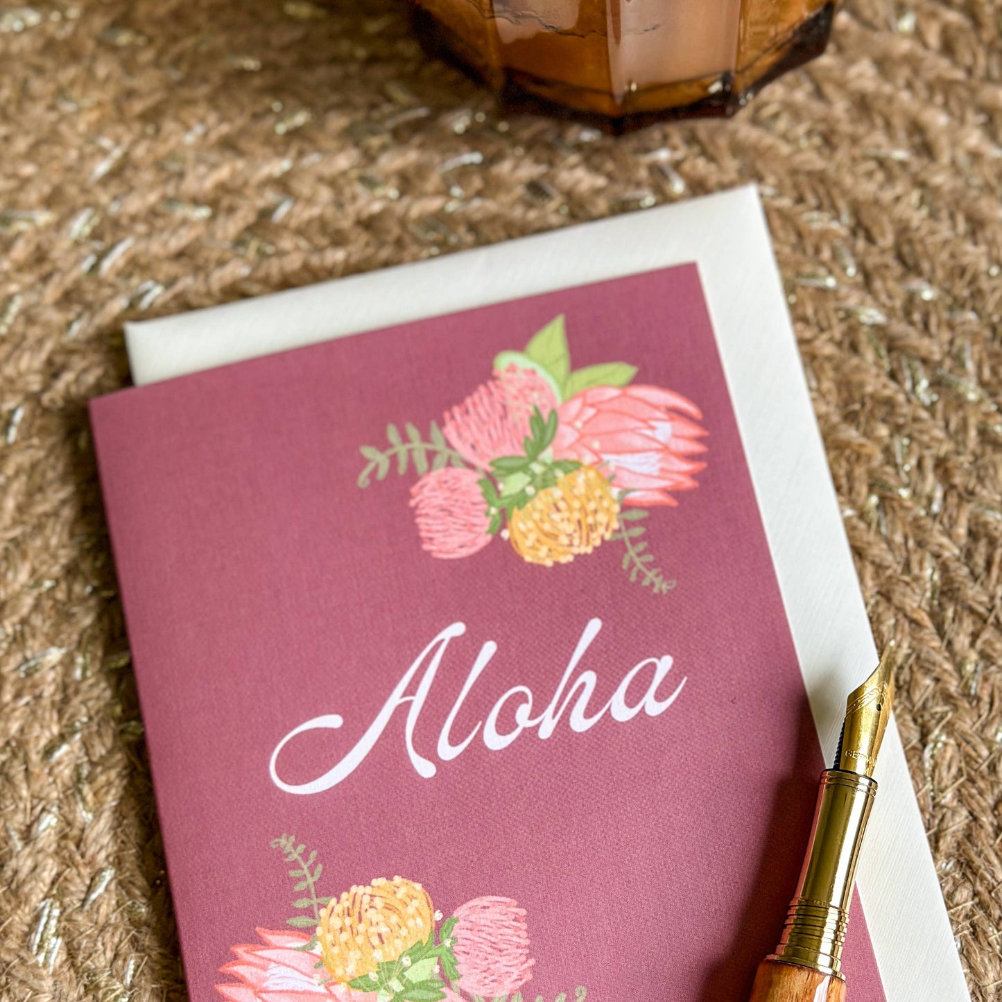 With Aloha - Greeting Card