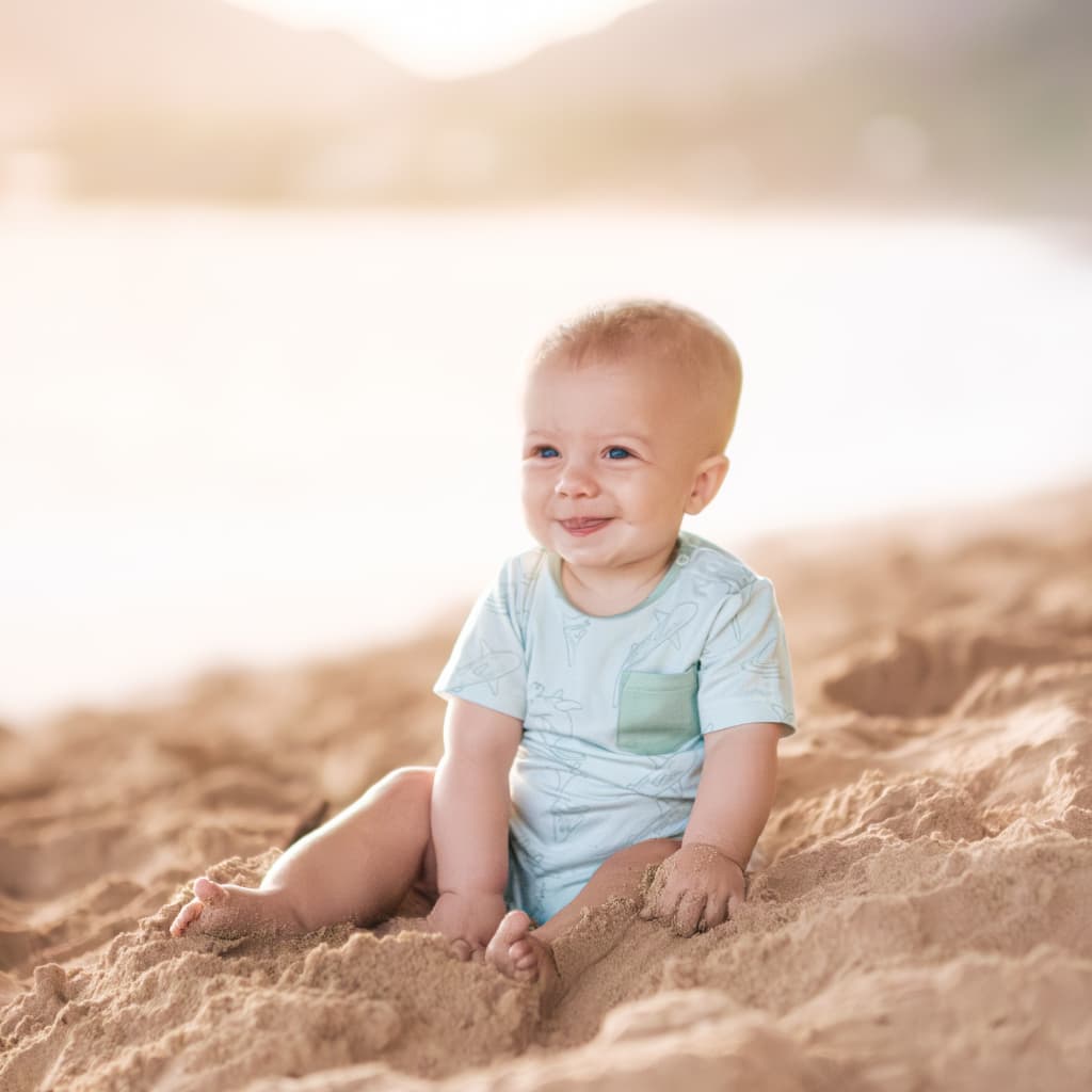 Fin-tastic Shortie Bamboo Romper