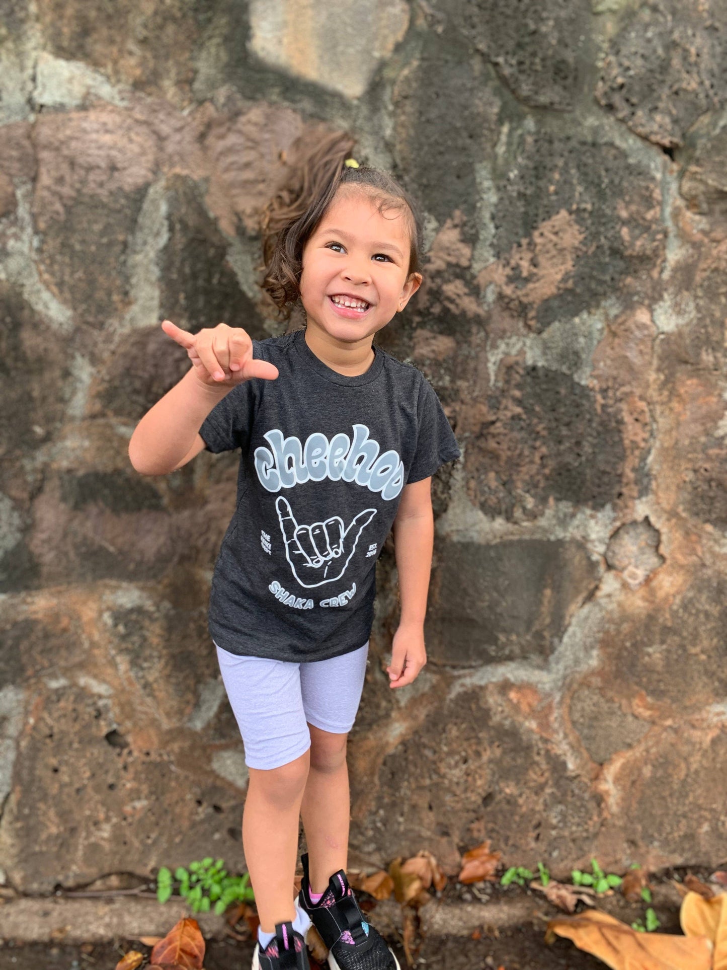 Keiki Chee Hoo Shaka Crew T-Shirt
