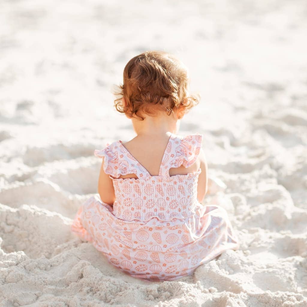 Shell-abrate Bamboo Smocked Dress