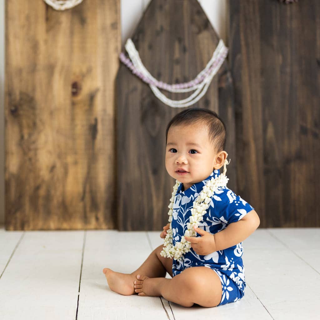 Vintage Pareo Polo Baby Bamboo Romper