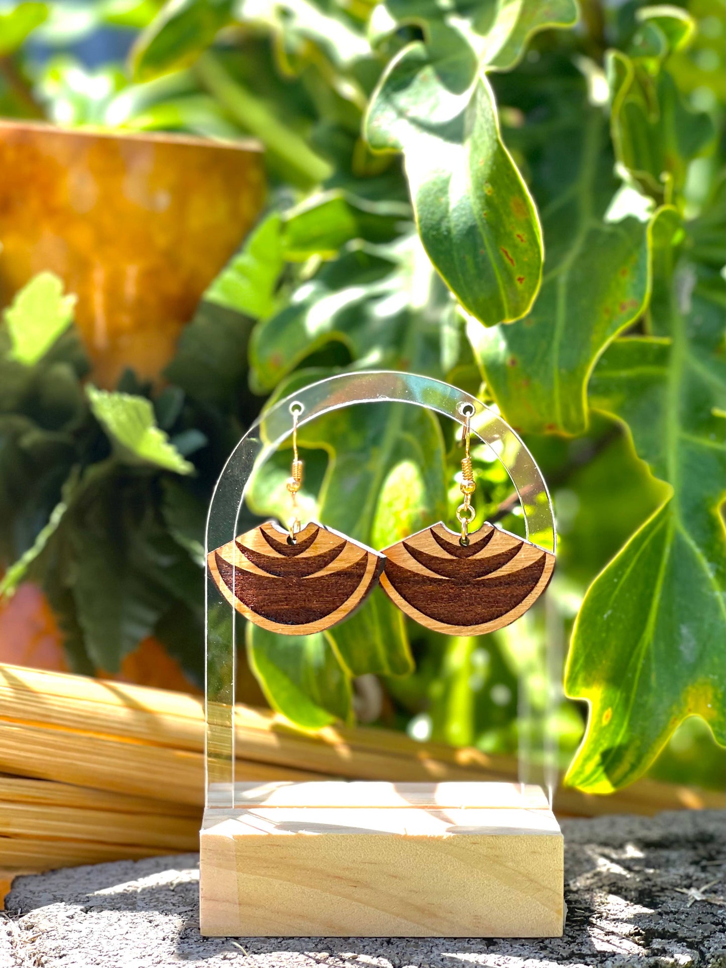 AhuʻUla Earrings Without Tahitian Pearl