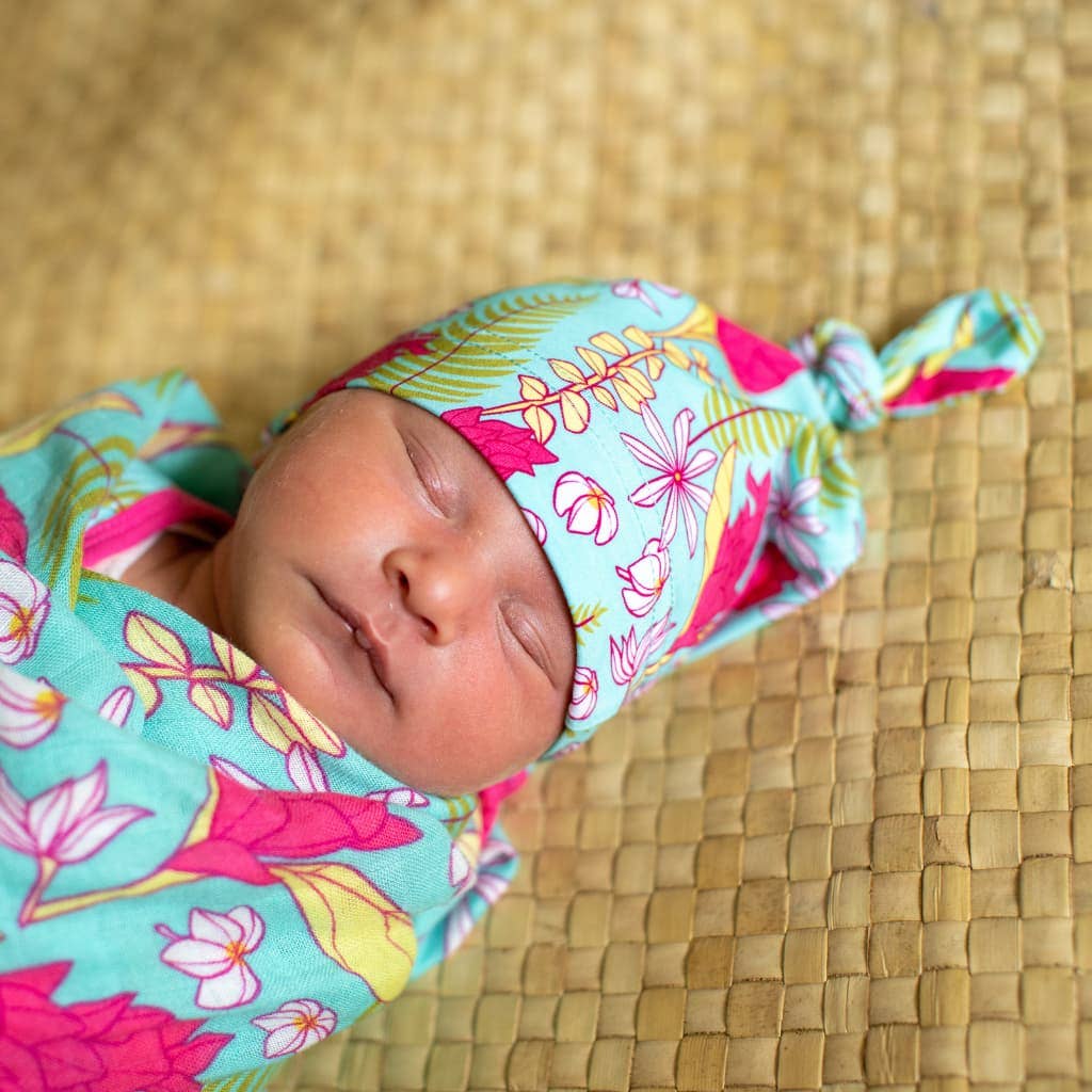 Tūtū's Garden Bamboo Knotted Hat