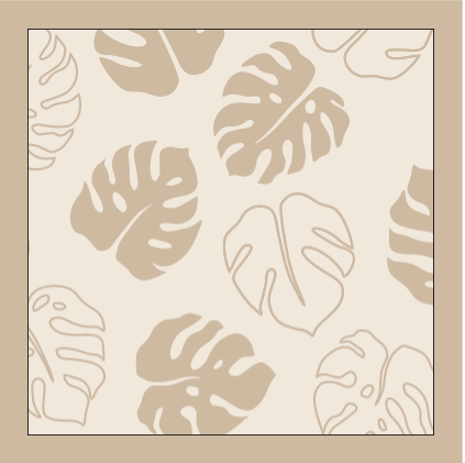 Toasted Monstera Security Blanket