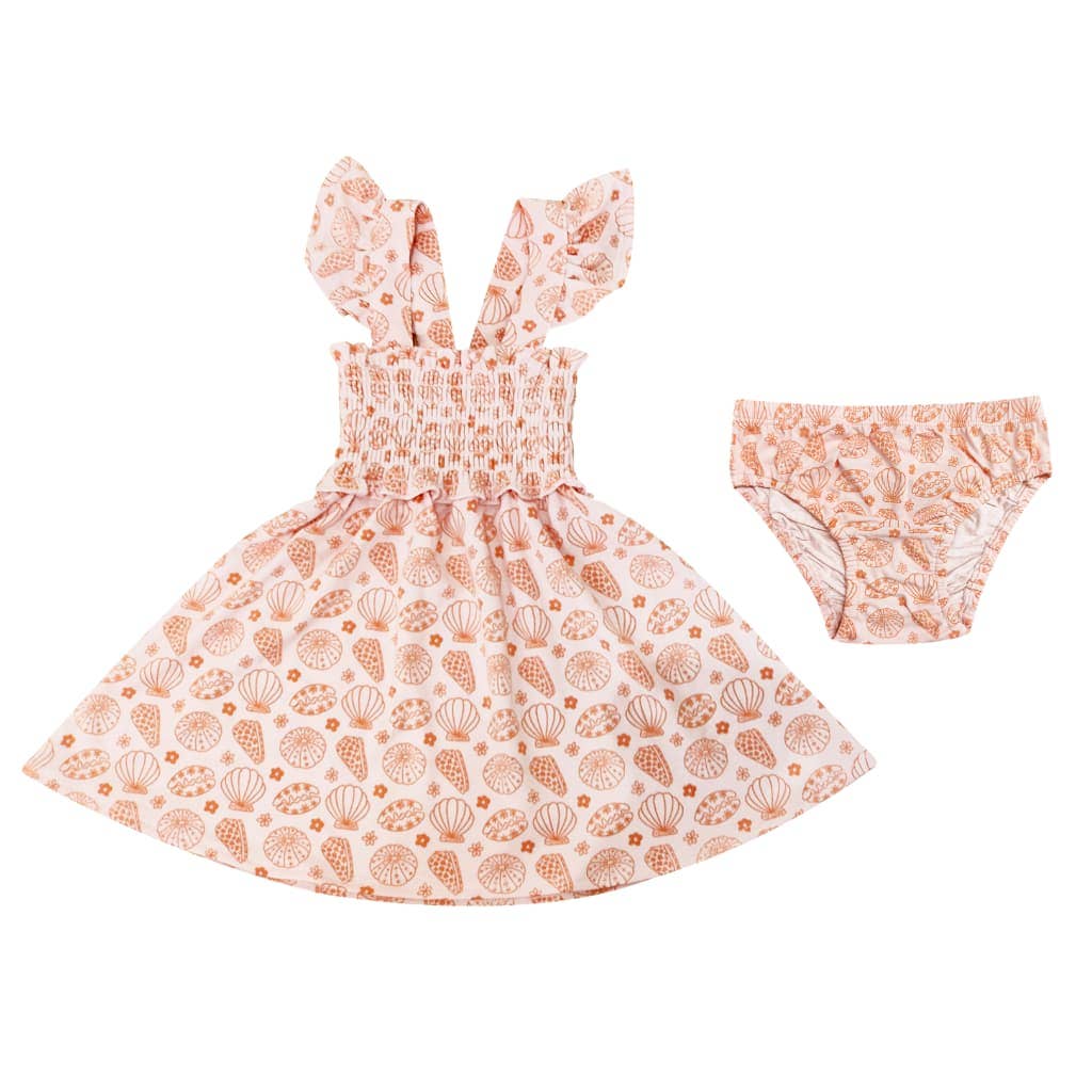 Shell-abrate Bamboo Smocked Dress