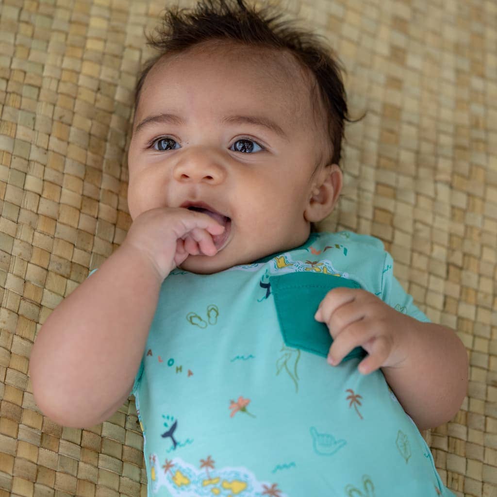 Kuʻu Home O Hawaiʻi Shortie Bamboo Romper