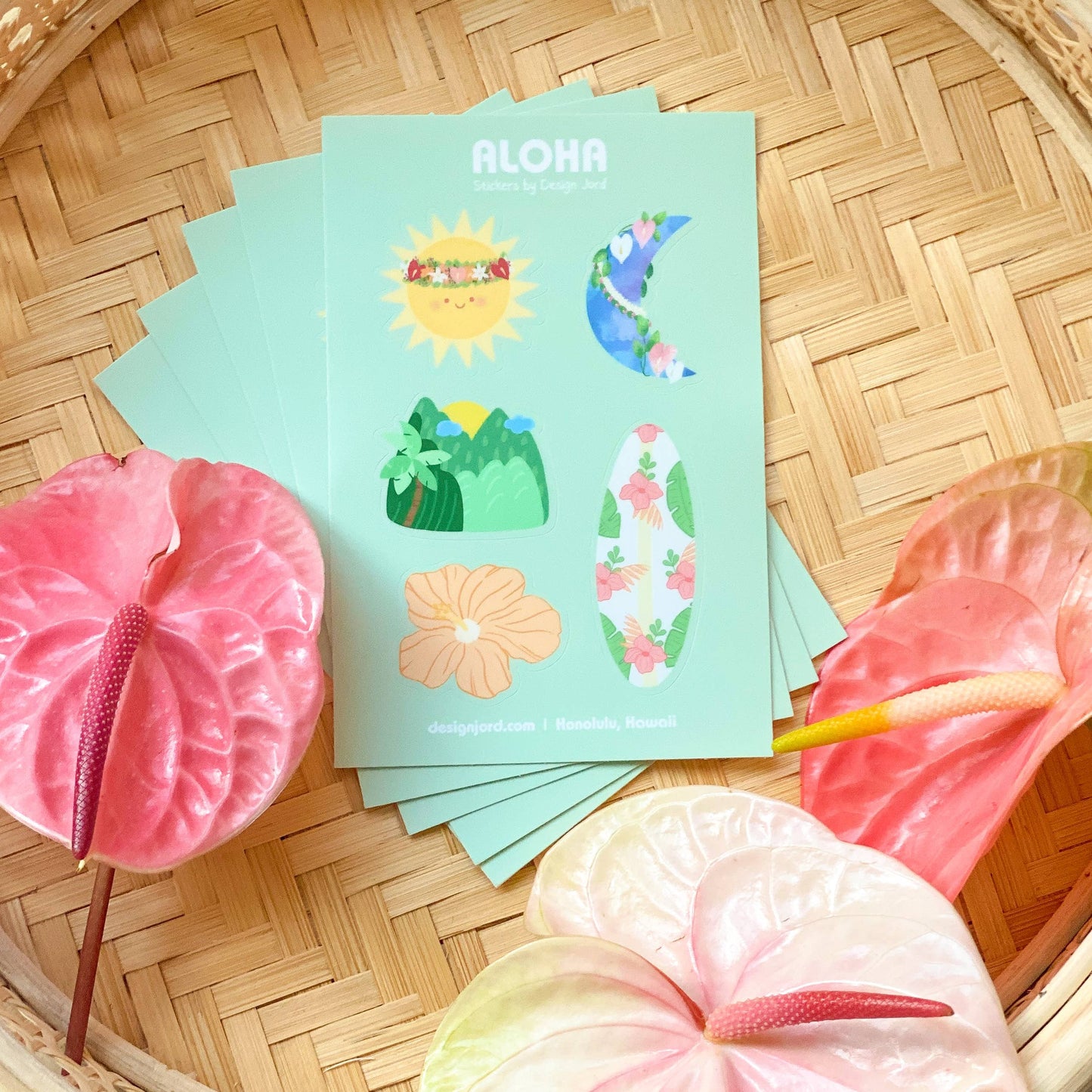 Hawaii Sticker Sheet
