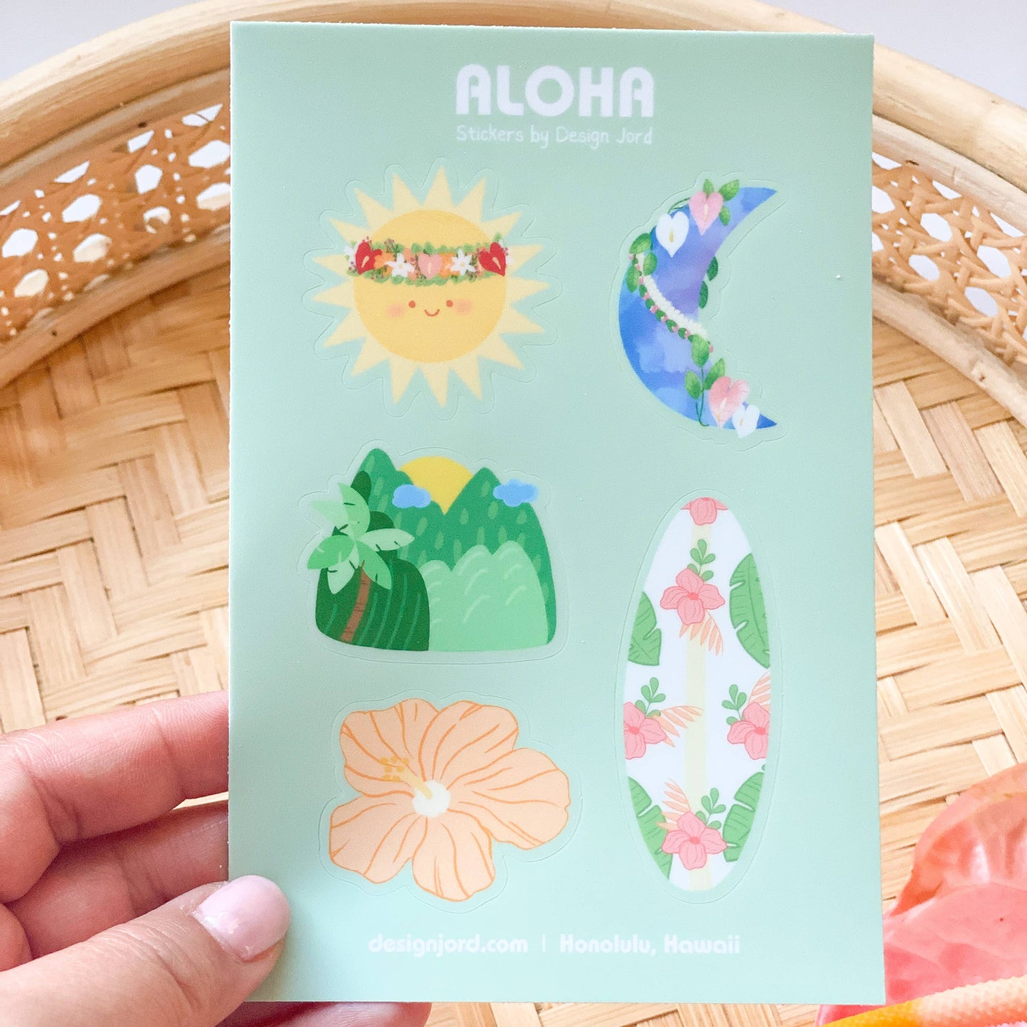 Hawaii Sticker Sheet