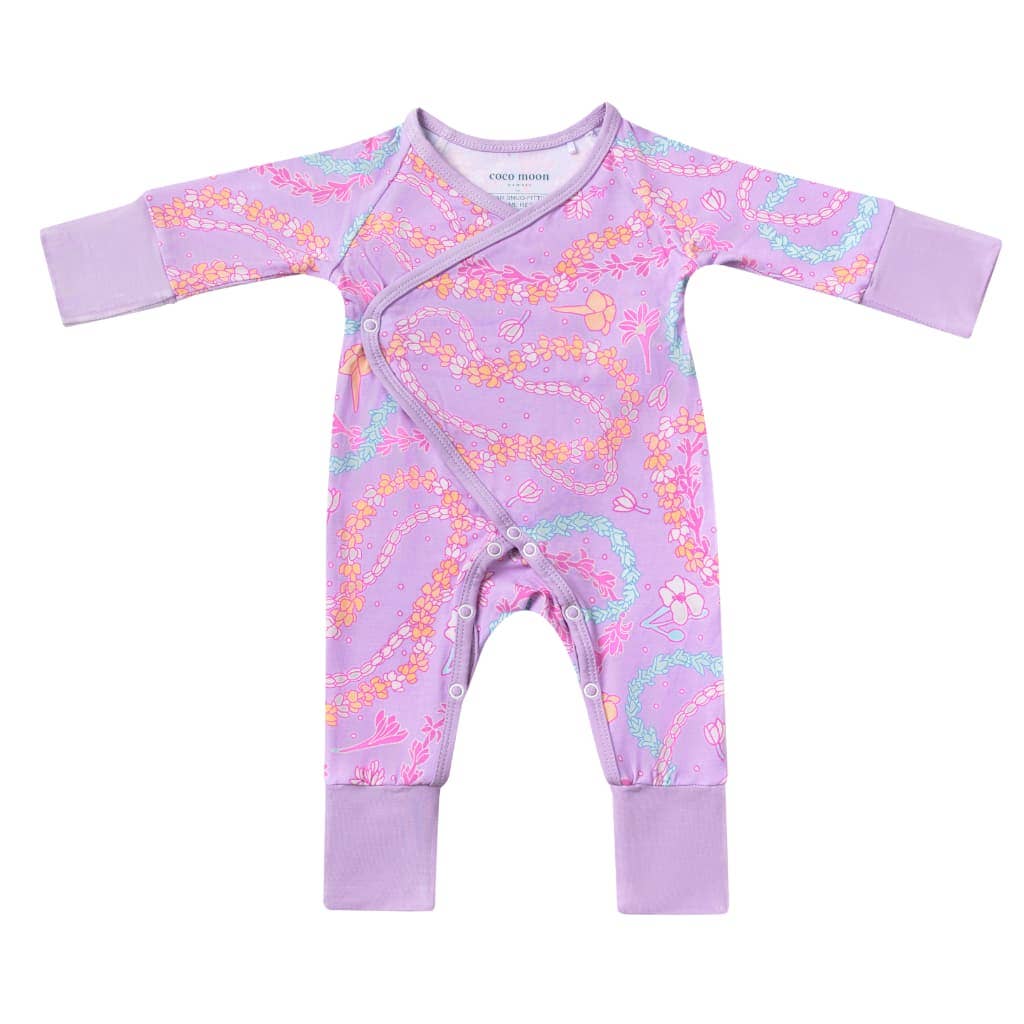 Lei Day Bamboo Newborn Baby Coverall