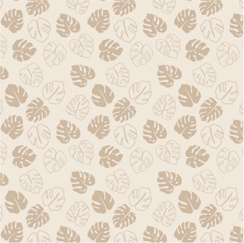 Toasted Monstera Muslin Swaddle Blanket