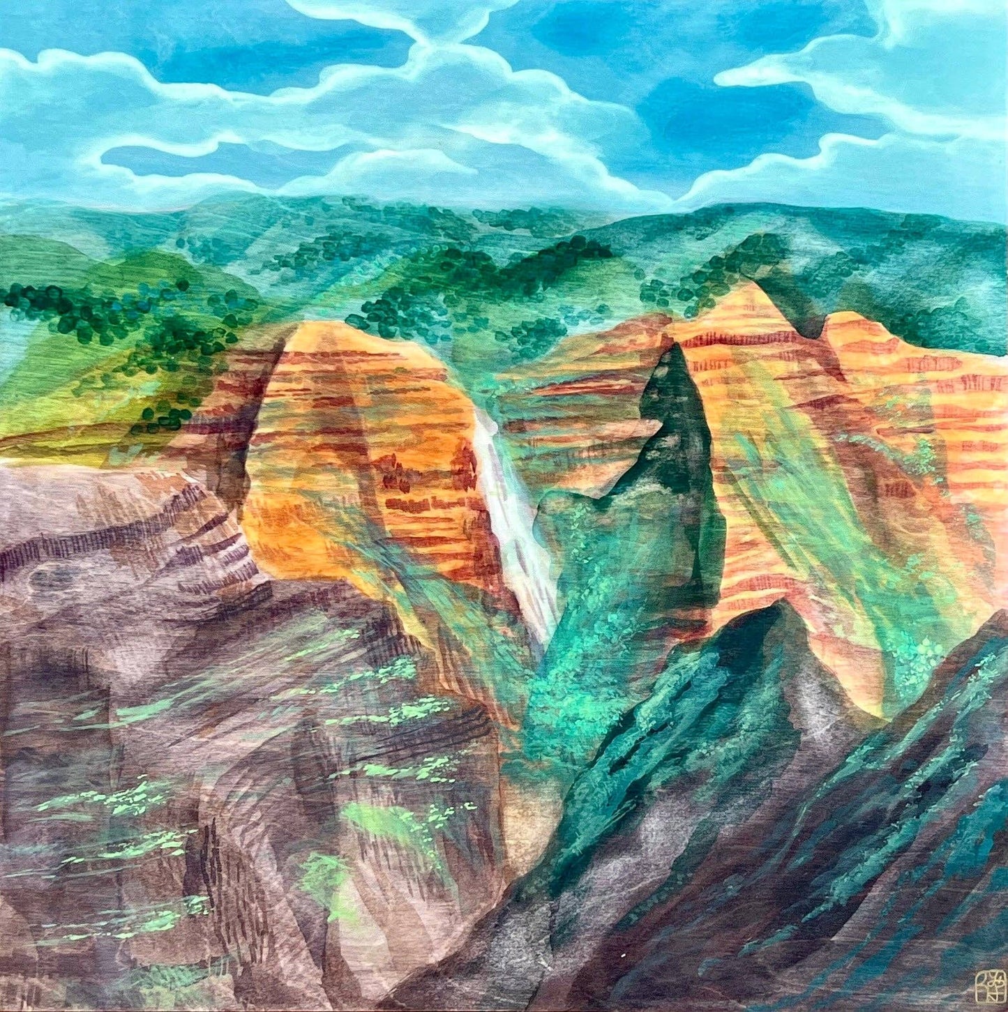 Waimea Canyon Print