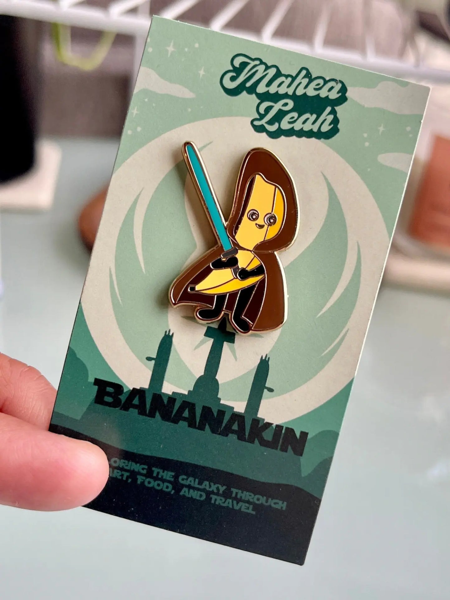 Mahea Leah: Bananakin Enamel Pin