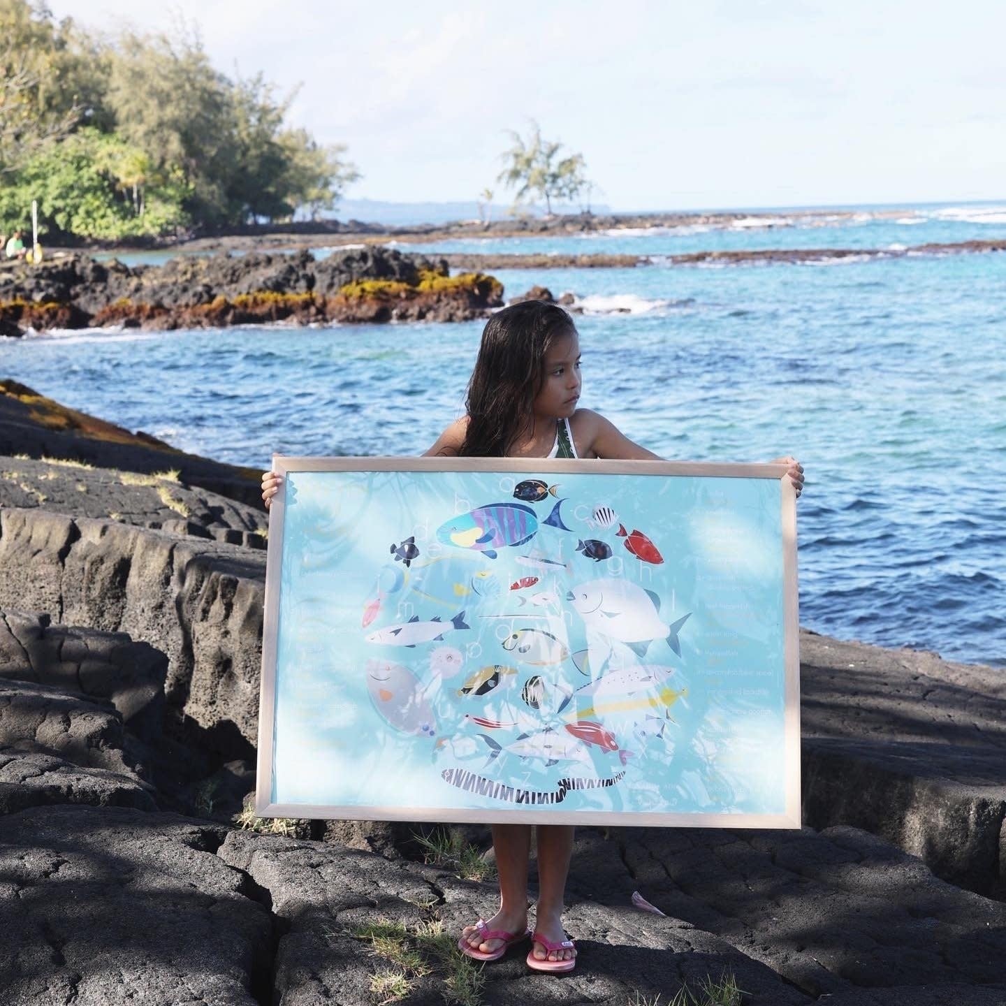 Kahua Aina: Reef Fish of Hawaii A-Z Poster