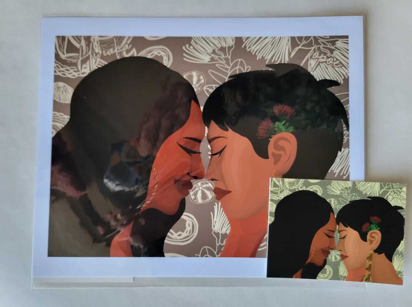Honi Hala: Hi'iaka Hōpoe Art Print