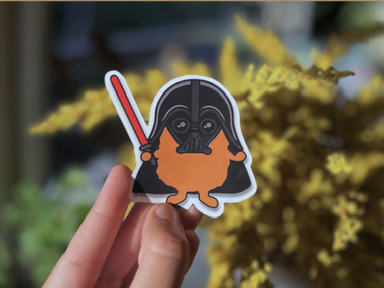 Mahea Leah: Darth Tater Sticker