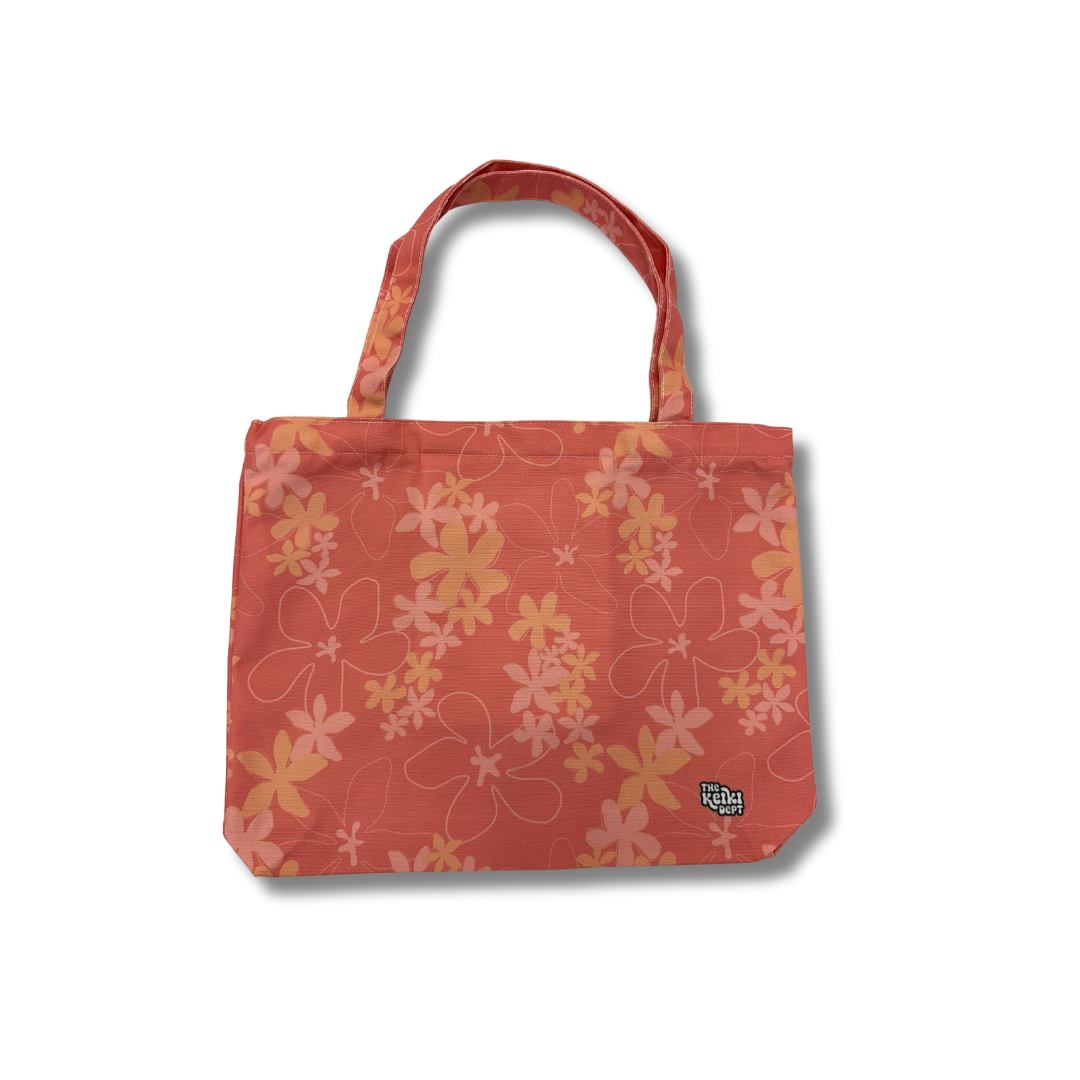 Hawaii Canvas Zipper Tote Bags