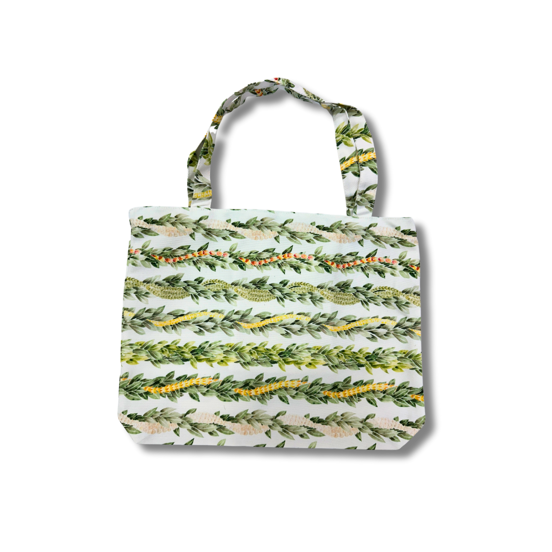 Hawaii Canvas Zipper Tote Bags