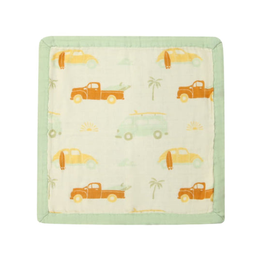 Beach Bound Baby Bamboo Security Blanket