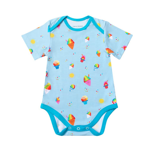 Rainbow Shave Ice Baby Bamboo Onesie