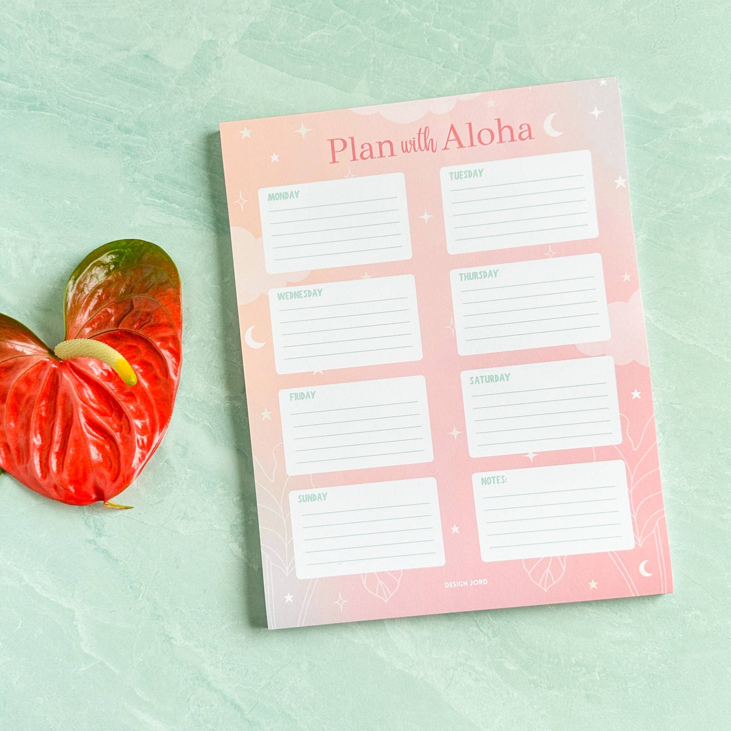 Sherbet Rainbow - Weekly Planner Desk Pad