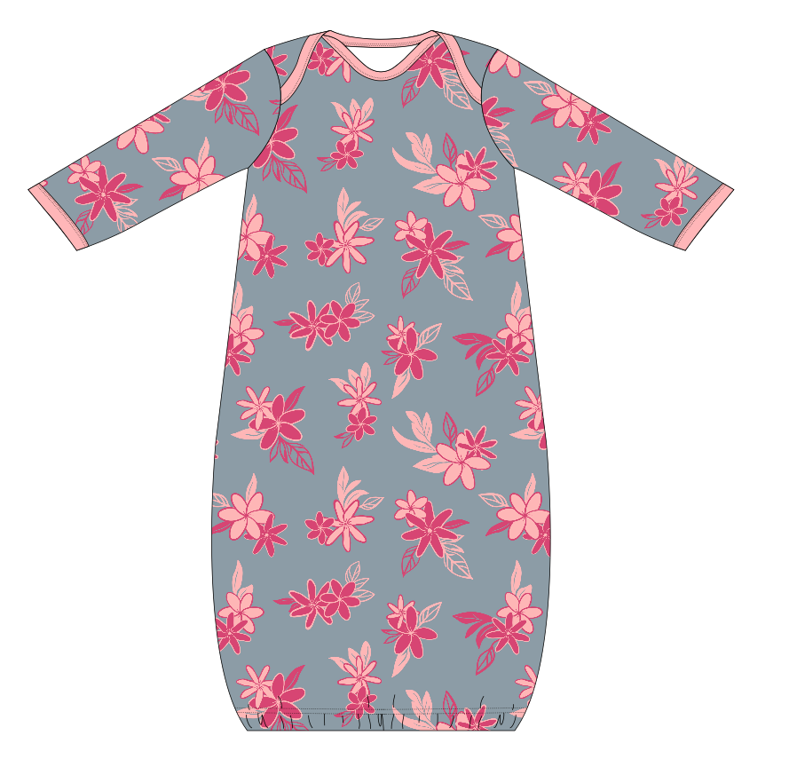 Tiare Breeze Bamboo Layette Gown