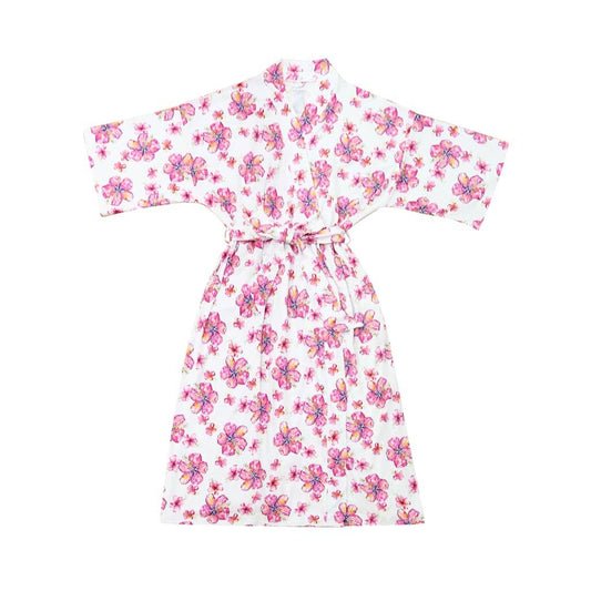 Hibiscus Kiss Bamboo Mama Robe