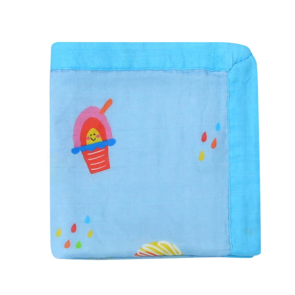 Rainbow Shave Ice Baby Bamboo Security Blanket