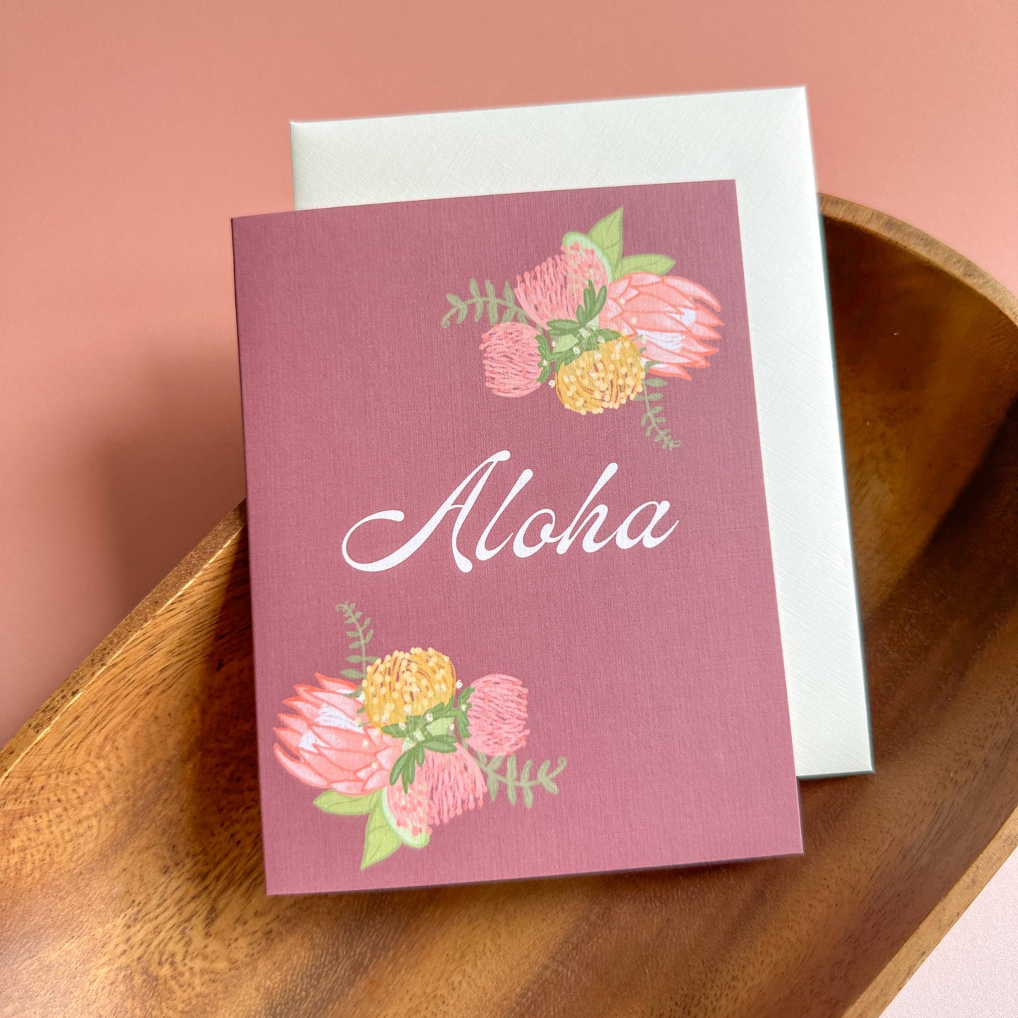 With Aloha - Greeting Card