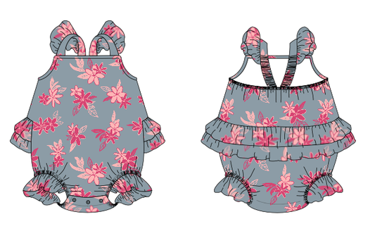 Tiare Breeze Ruffle Bamboo Romper